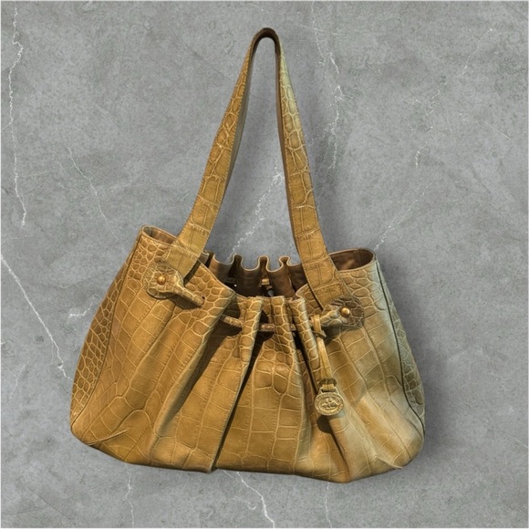 Brahmin Elizabeth Grotto Drawstring Melbourne Leather - Picture 1 of 6